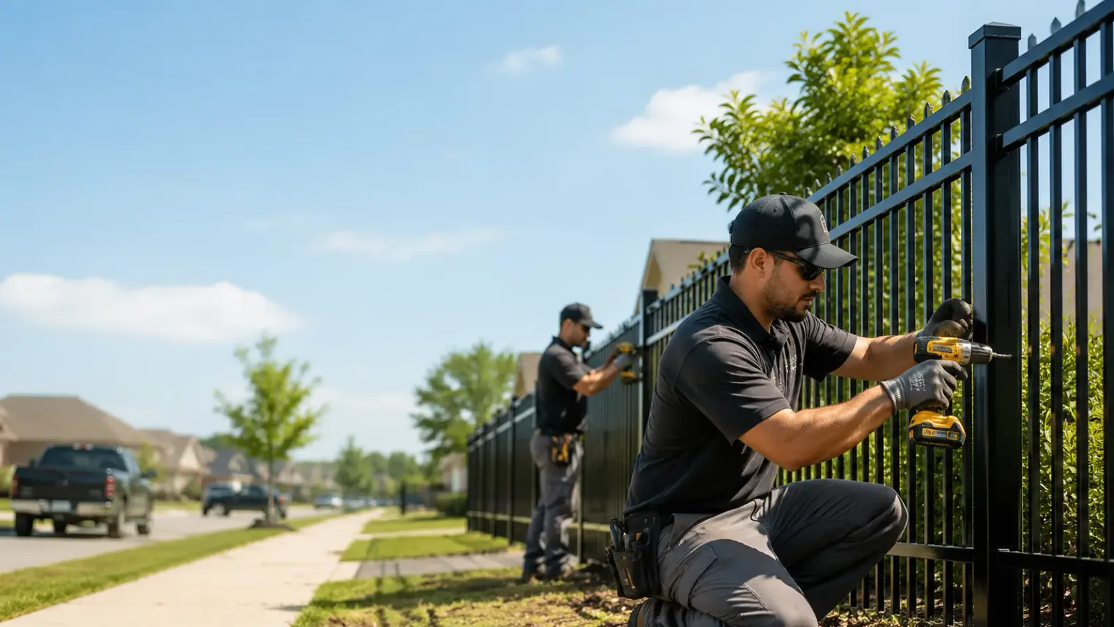 Metal Fence Installation in Suttons Bay, MI